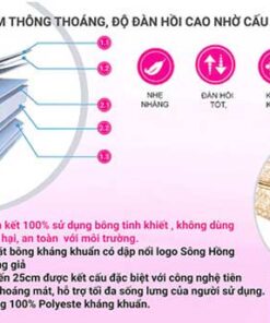 Kết cấu và tính năng của ruột bông đệm Sông Hồng