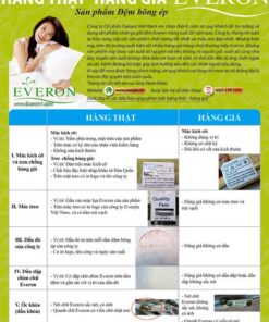 Nhận biết đệm Everon chính hãng