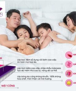 Kết cấu đệm Olympia nằm được 2 mặt cứng và mềm mát xa