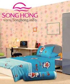 Dòng chăn ga gối Doremon được yêu thích mã D16-014 Soong Hồng collection