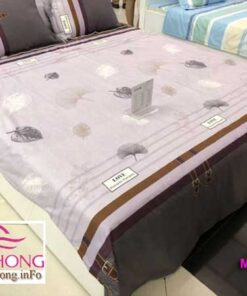 Mẫu chăn ga gối Elegance do Sông Hồng sản xuất mã E18-08