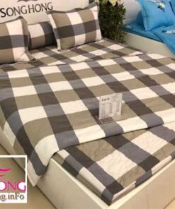Mẫu chăn ga gối Elegance mã E18-10 do Sông Hồng sản xuất