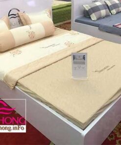 Bộ chăn ga gối Tencel cao cấp chính hãng Sông Hồng mã S17-04