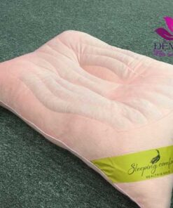 Sản phẩm gối định hình hạt Muồng massage màu Hồng