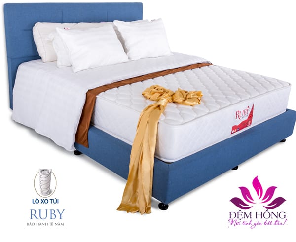 Đệm lò xo túi Ruby chính hãng Vạn Thành