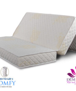 Đệm lò xo túi Comfy kết cấu gấp 3 tấm
