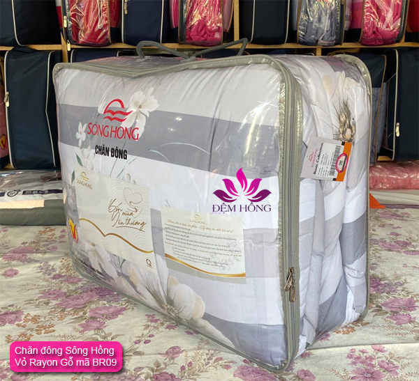 Chăn đông Sông Hồng vỏ Rayon gỗ tự nhiên mã BR09 Chăn đông Sông Hồng vỏ Rayon gỗ tự nhiên mã BR09
