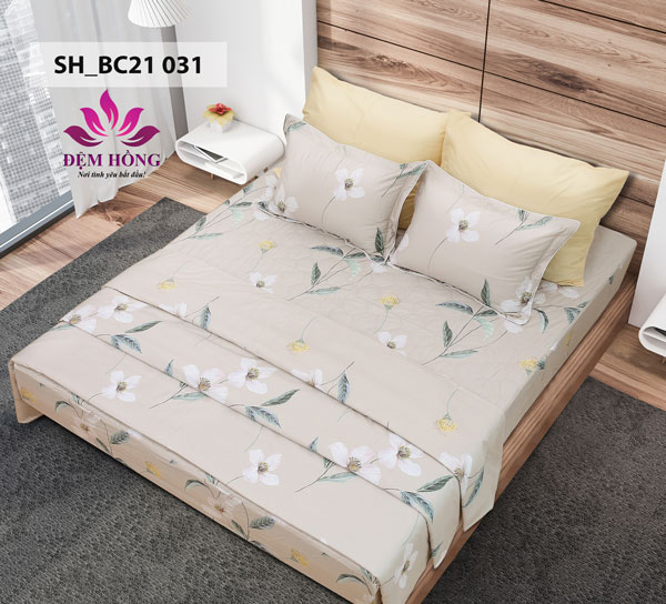 Bộ chăn ga gối Sông Hồng Basic mã BC-31 Bộ chăn ga gối Sông Hồng Basic mã BC-31
