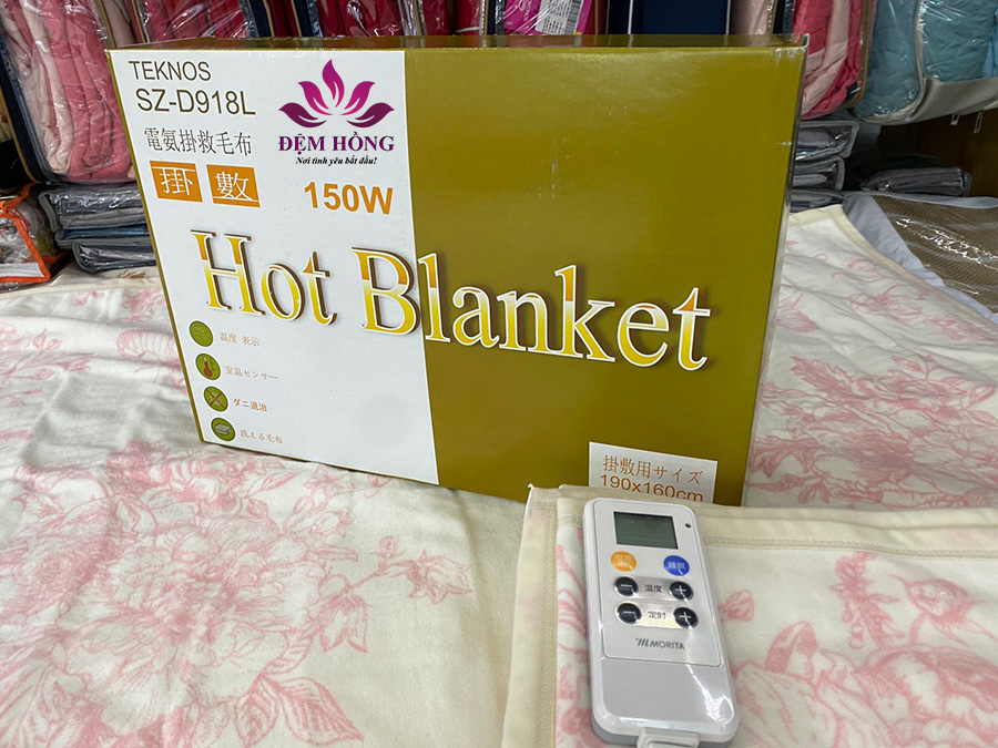 Chăn điện Nhật Bản Teknos Morita chất lượng cao