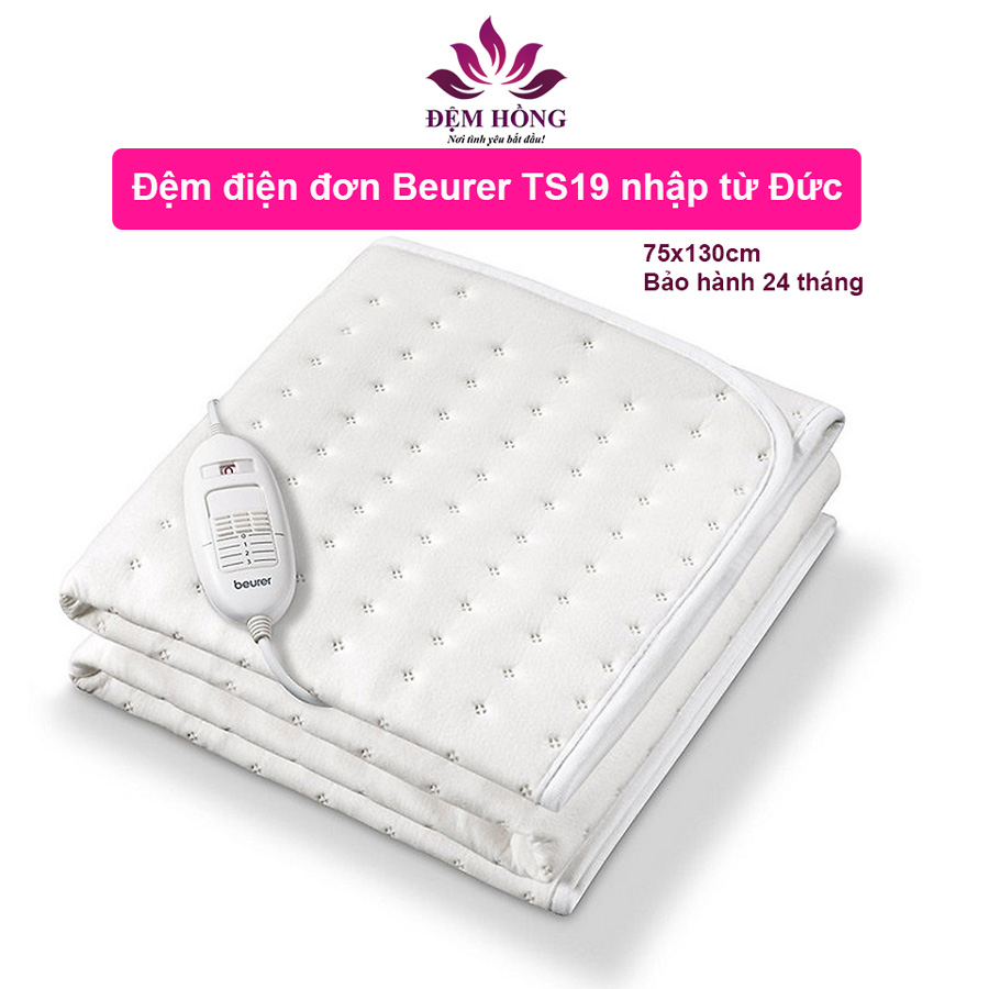 Địa chỉ bán chăn đệm điện đơn Beurer TS19 Đức - 75x130cm