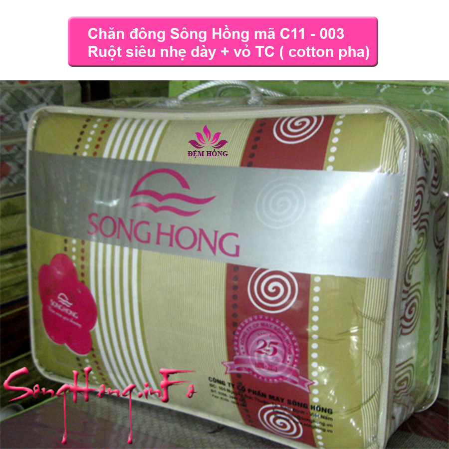 Địa chỉ bán chăn đông Sông Hồng chính hãng mã C11 003