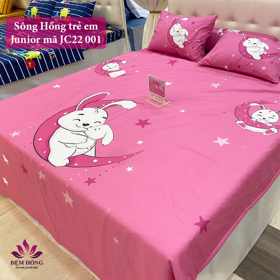 Nơi cung cấp chăn ga gối trẻ em do Sông Hồng sản xuất mã mầu JC22001