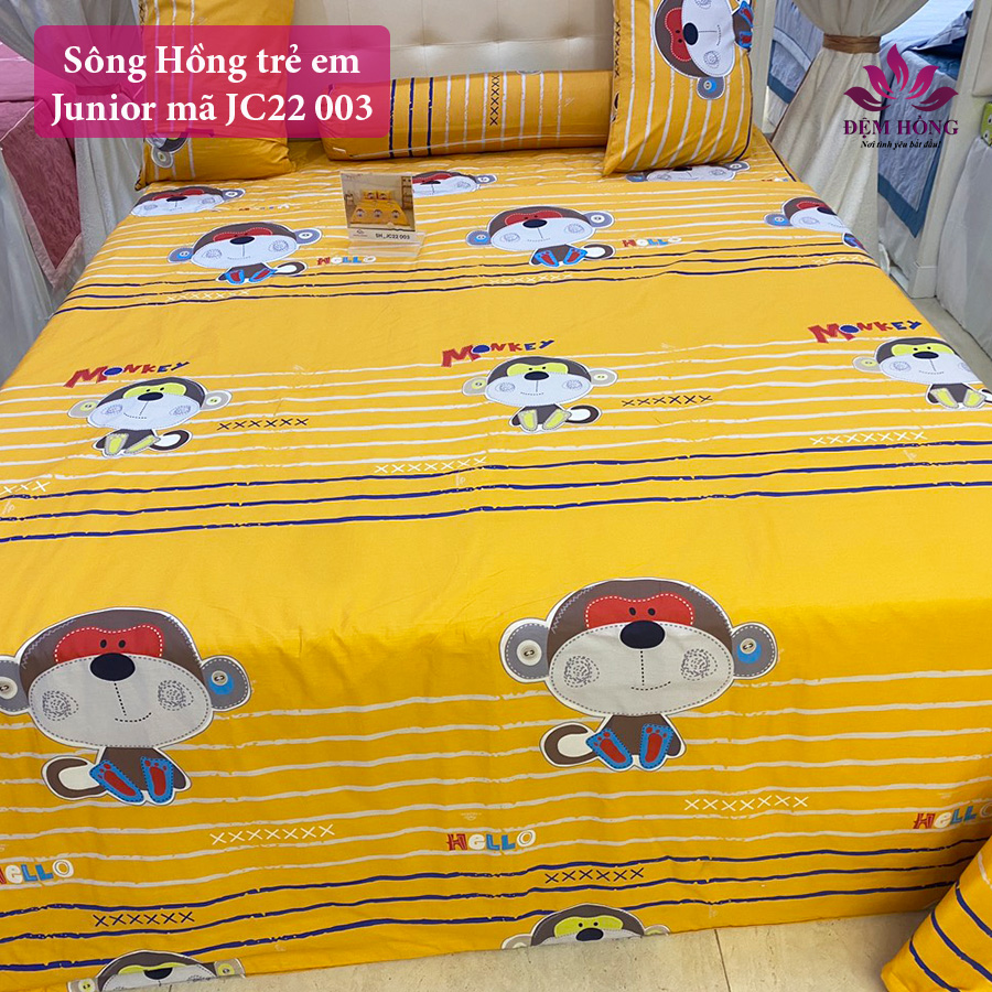 Chăn ga gối trẻ em JC22 003 Sông Hồng cotton Chăn ga gối trẻ em JC22 003 Sông Hồng cotton