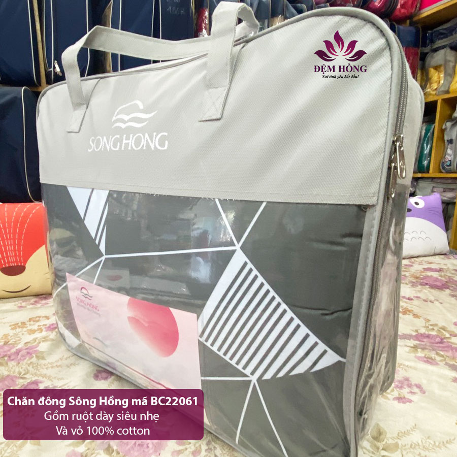 Mẫu chăn đông Sông Hồng mã mầu BC22 061